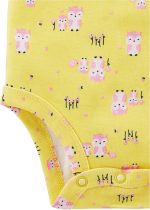 Simple Joys by Carter's Baby Girls' Long-Sleeve Bodysuit, Pack of 5 - Image 4